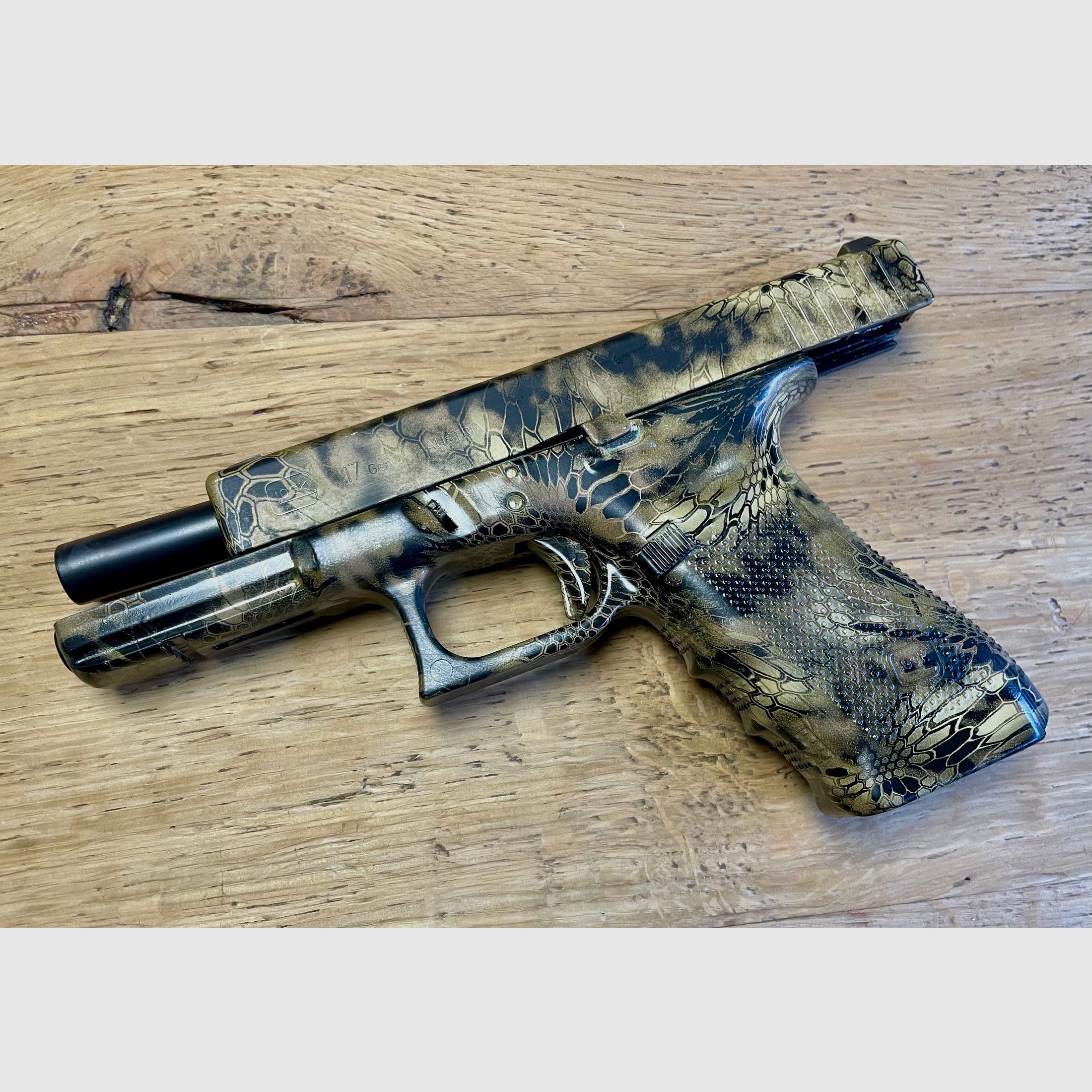 Customized Glock 17 Gen4 9mm Luger komplett set  - überarbeitet