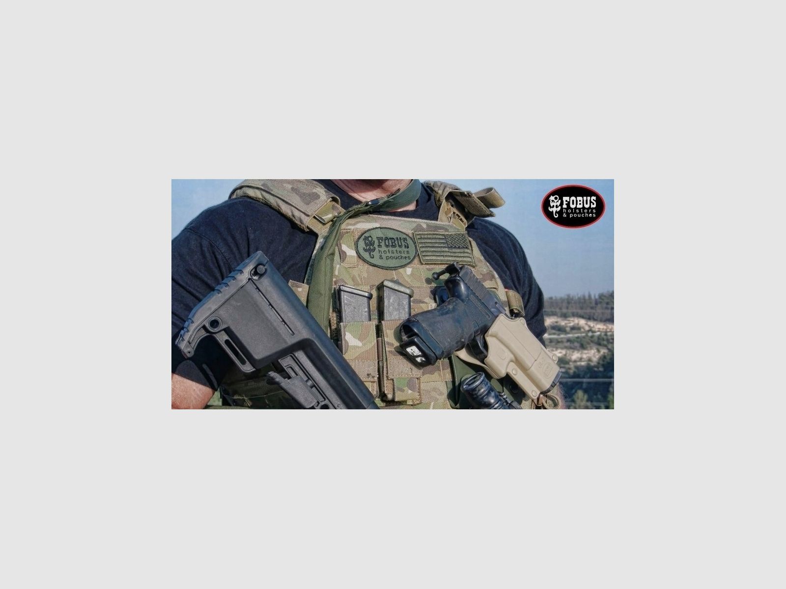 Ładownica na dwa magazynki FOBUS Glock 43, P365, zdjęcie 2 z 2