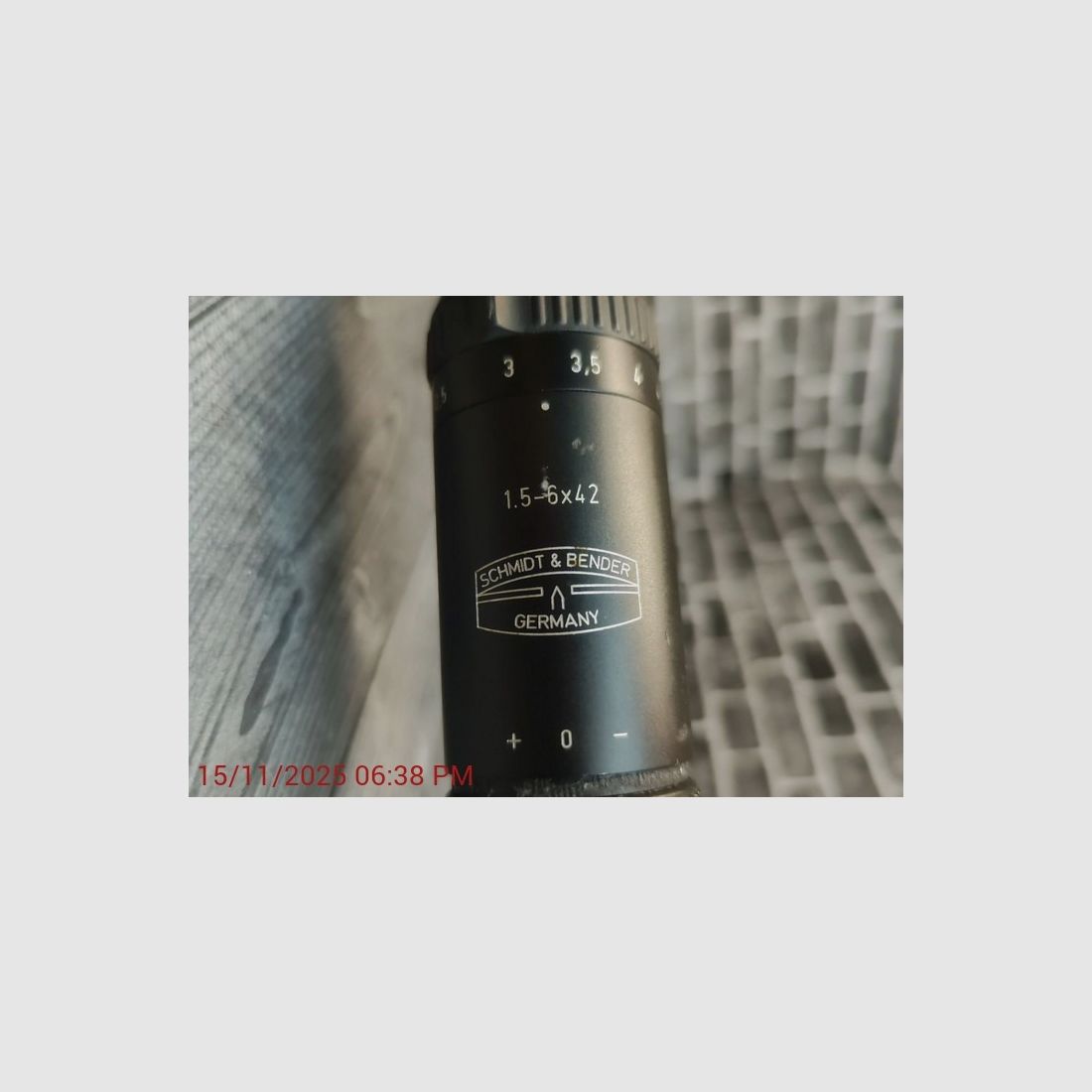 Schmidt Bender 1.5-6x42 riflescope