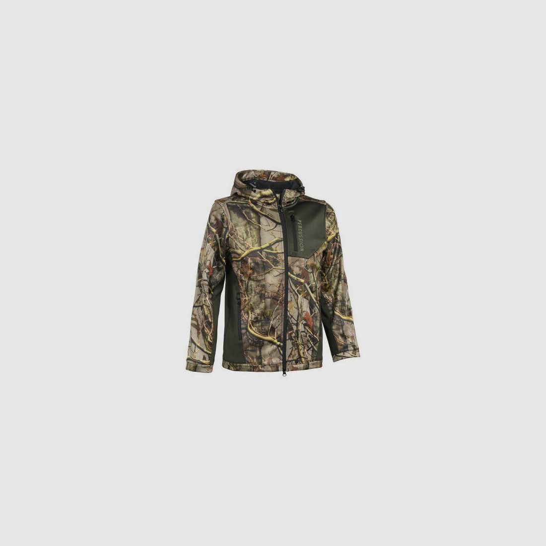 Percussion Kinder Kapuzen-Sweatshirt mit Zipper Camo-Forest EVO