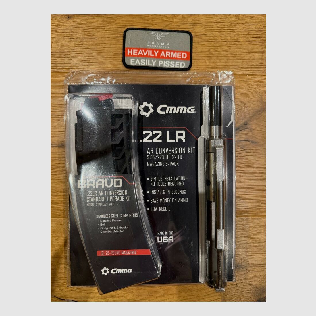 CMMS AR-15 Wechselsystem / Einstecksystem BRAVO .22lr