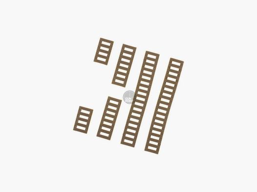 FMA Soft Rail Cover Kit-Dark Earth