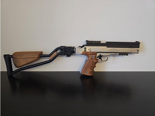 Weihrauch HW 45 Custom-Karabiner (Kal. 4,5mm) – Mit Klappschaft &  Weihrauch Zielfernrohr – Top-Zustand!