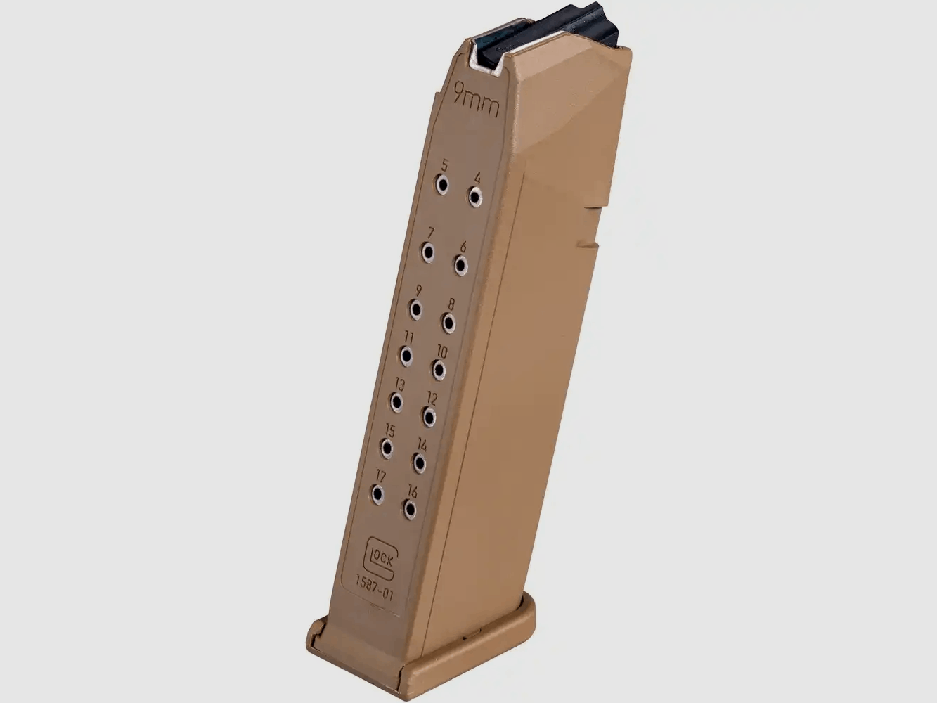 Glock Magazin 19X 17 Schuss 9mmLuger Coyote