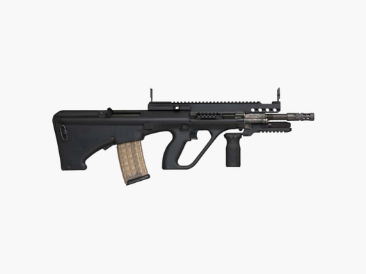 STEYR Arms AUG A3 SWAT SA, .223 Rem, Picatinnyschiene, Notvisierung, 417mm, Mündungsbremse, 9 Schuss
