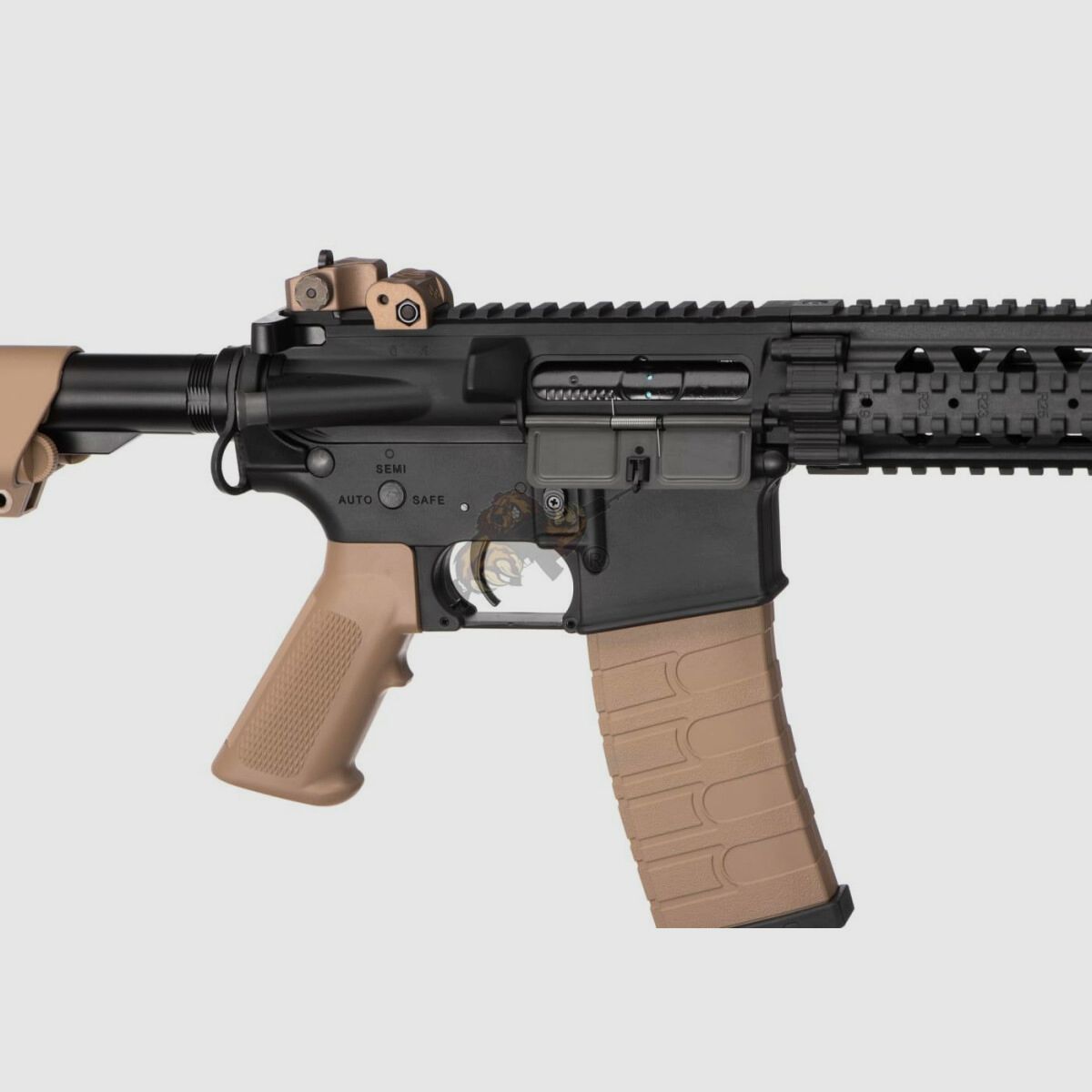 G&G CM18 Mod1 long RIS/Rail Cover Schwarz/FDE Airsoft Gewehr frei ab 18 Jahren