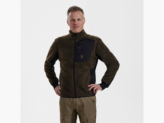 Rogaland Faserpelzjacke - Chocolate Brown – Größe: L