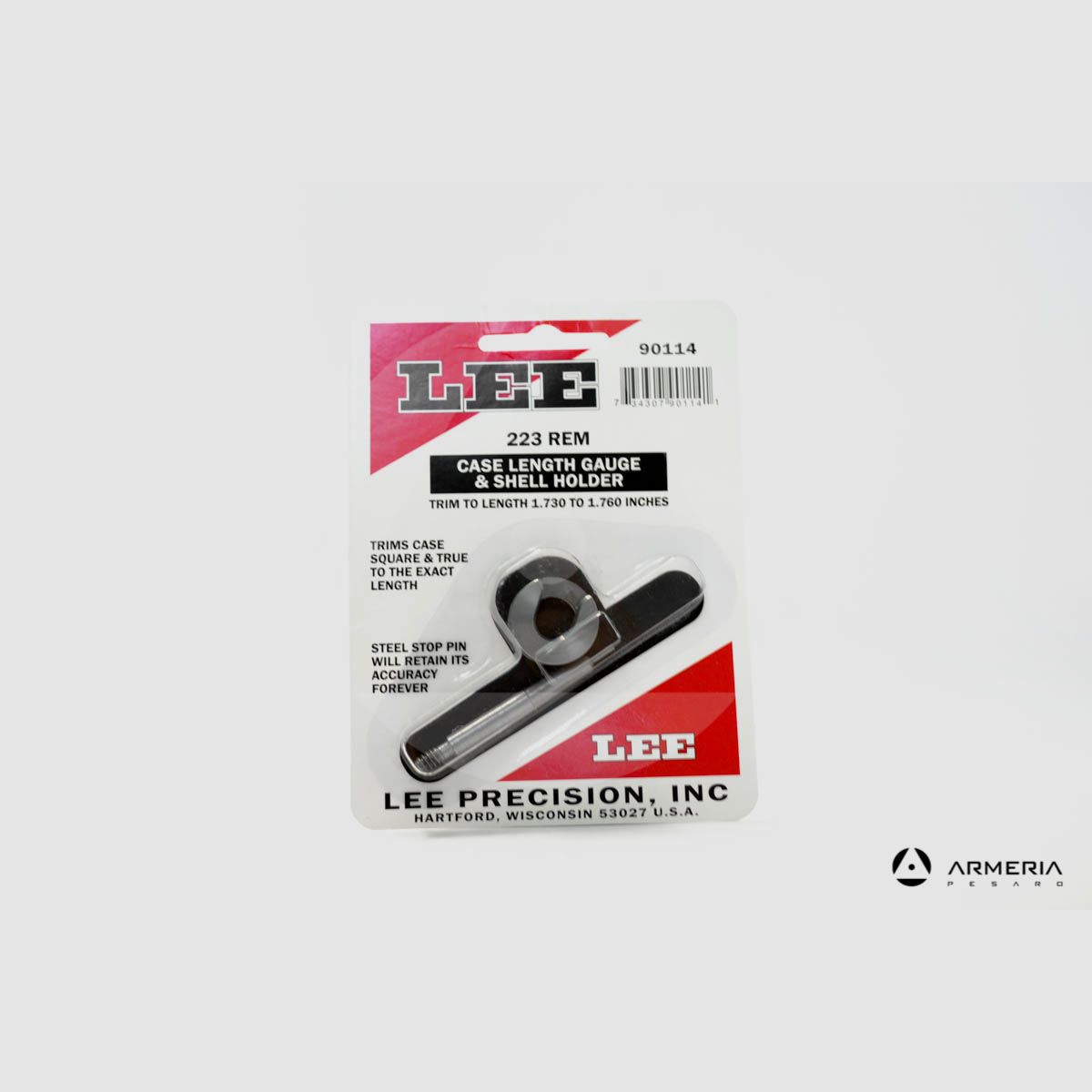 Case trimmer Lee Precision caliber 223 Rem and Shell Holder #90114