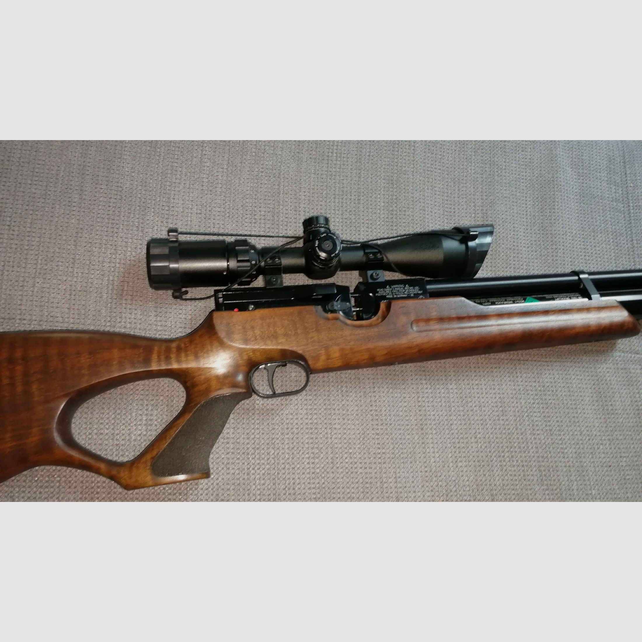 Incienso HW 100 T FSB con bomba de aire comprimido M 220 con mira telescópica, silenciador y accesorios (ver fotos) + 2 rifles de aire más antiguos como regalo