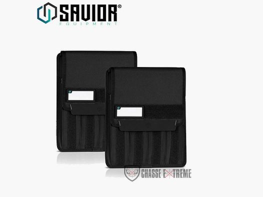 SAVIOR Buddy Extended Mag Pouch (4 Large Magazines, 2 Pieces) Black