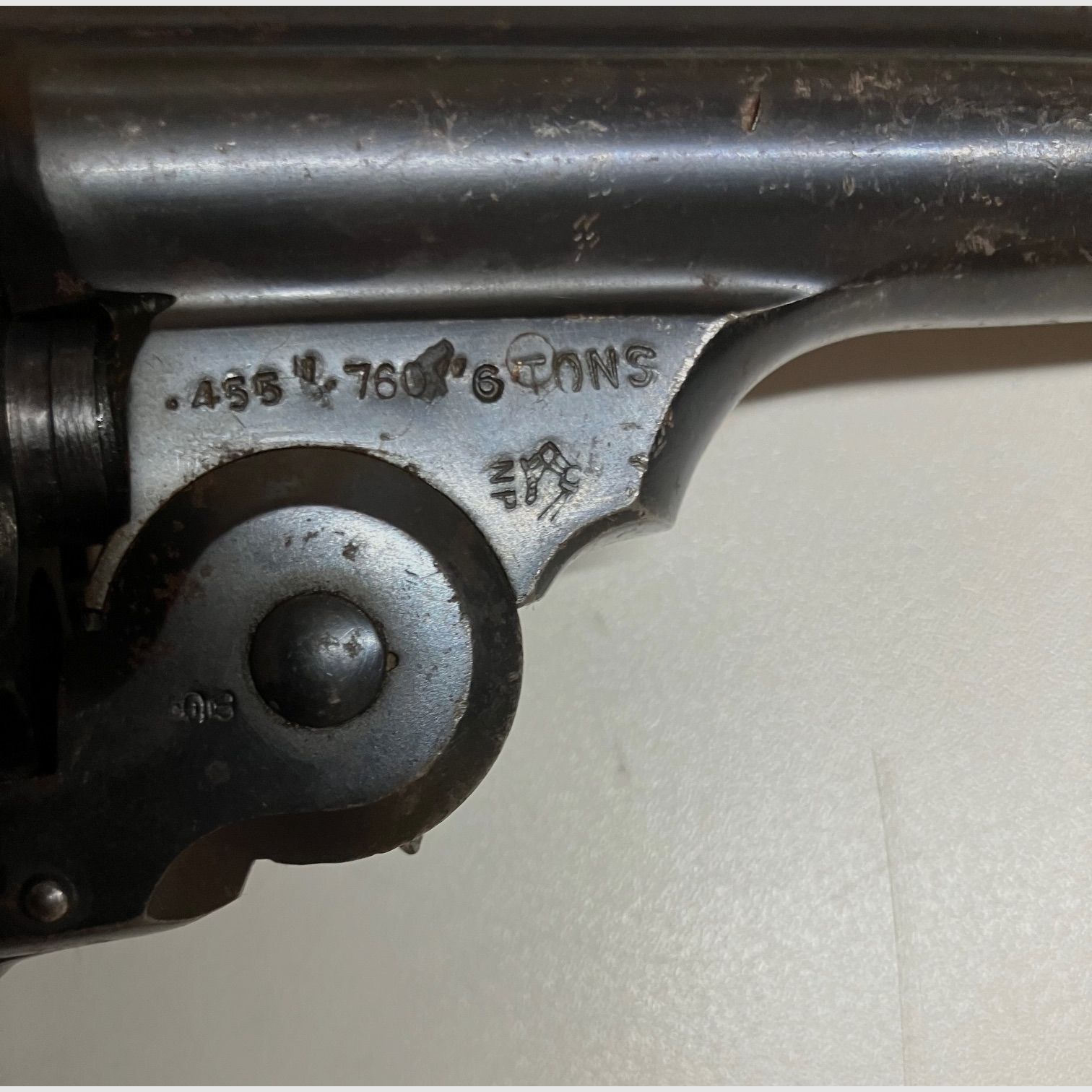 Eibar / Webley Revolver .455 "Pistolet, Stary Wzór, Nr 1 Mk.I" 1. Wojna Światowa