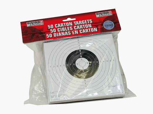 Cibles Swiss Arms 14x14 cm 50 pièces - Airsoft | Air comprimé