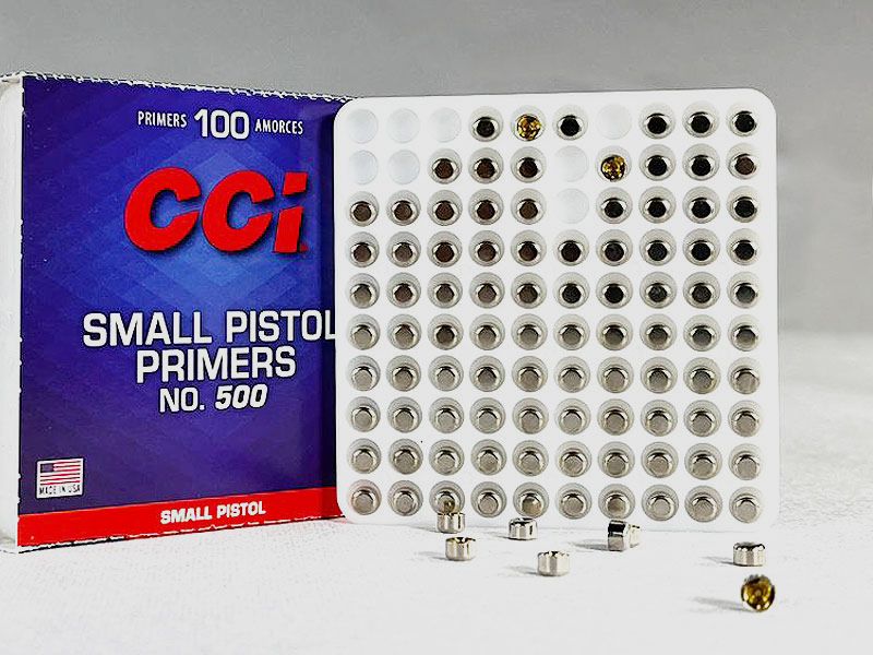 CCi Kurzwaffen-Zündhütchen *No. 500* STD Small Pistol 1 Packung (für 1.000 Schuss á 0,129 €*)