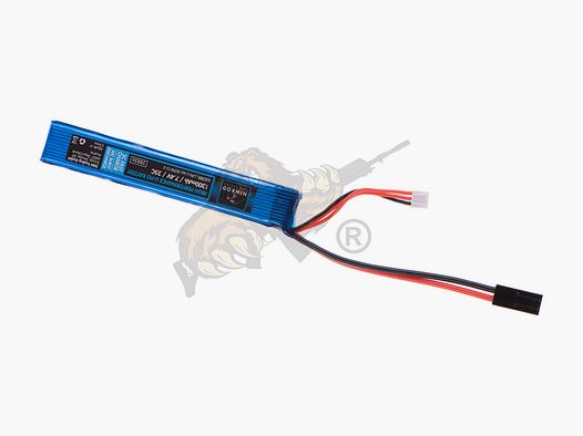 Nimrod Airsoft LiPo Akku 7.4V 1300mAh, 25C Stock Tube Type - Mini Tamiya