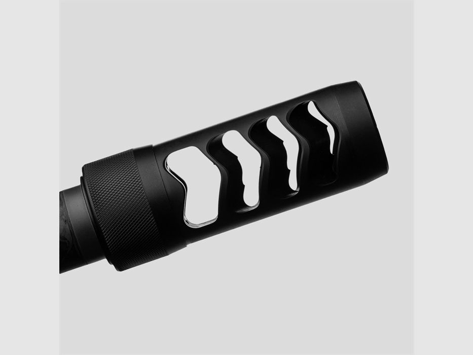 AREA 419 MUZZLE BRAKE AREA 419 6MM (22-6MM) HELLFIRE MATCH BRAKE, BLACK, imagen 2 de 2