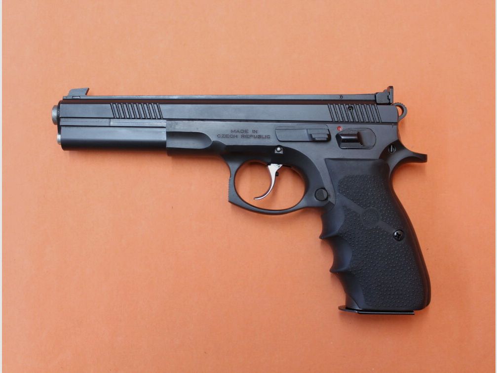 Waffen Oschatz + CZUB Ha.Pistole 9mmLuger CZ75 Sport II 6" SET incl. Kadet2 Wechselsystem .22lr (9mmPara/9x19 + .22.l.f.B)