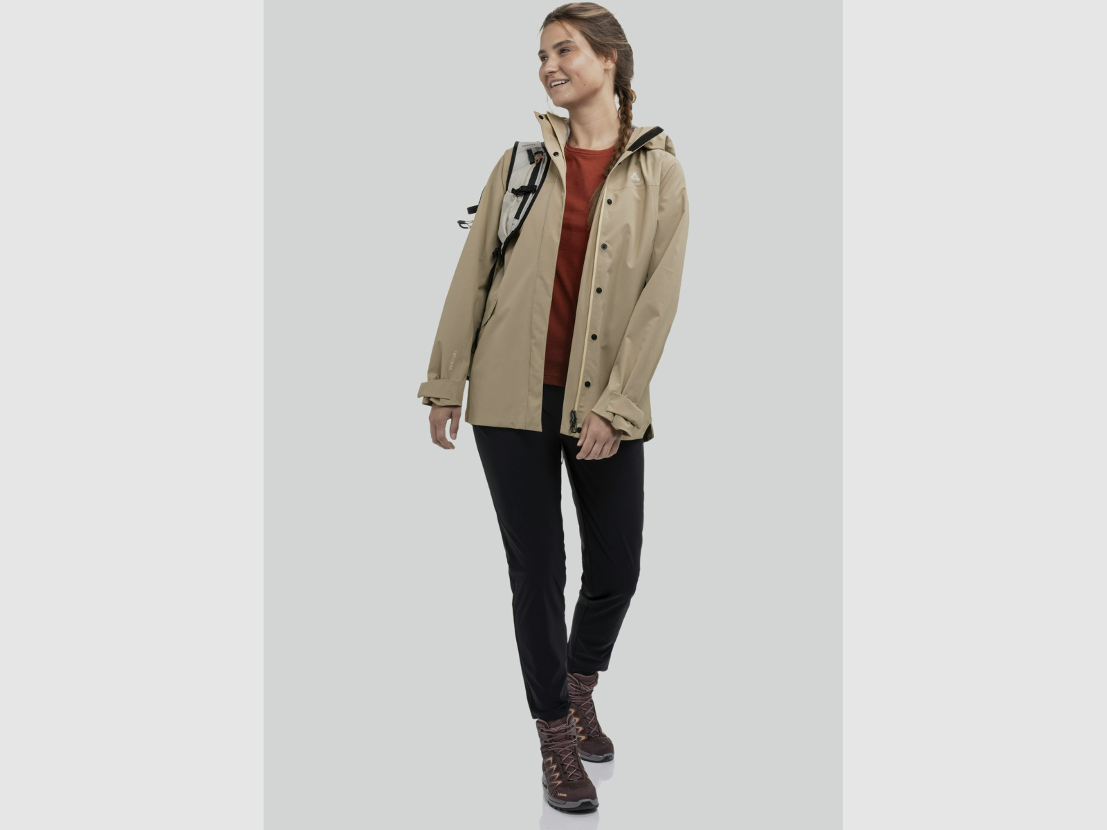 SCHÖFFEL CIRC Jacket Style Smue WMN Beige