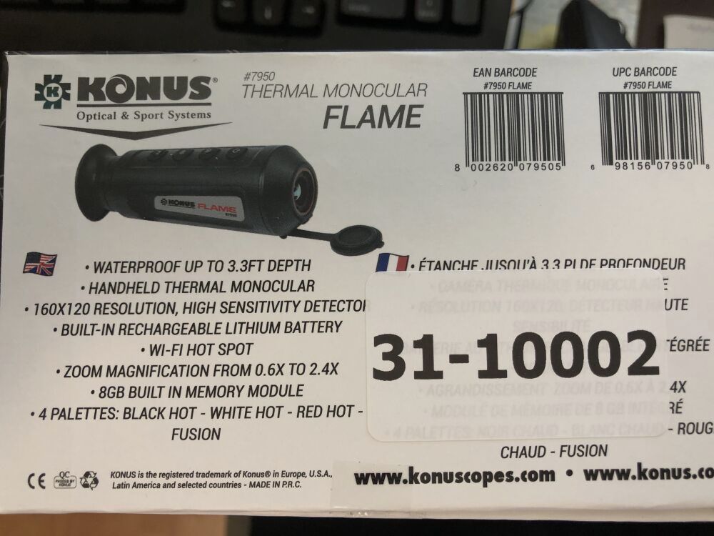 KONUS Wärmebild Konus 0,6-2,4 Thermal Monocular