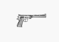 Épinglette Wildey Pistolet
