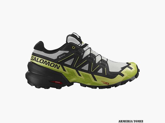 SALOMON – MEN – SPEEDCROSS 6 GTX Lunar Rock / Black / Sunny Lime