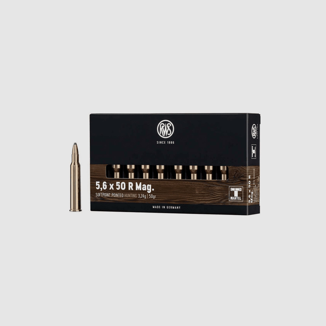 RWS 5,6x50 R Magnum TMS 50gr - 20 pz