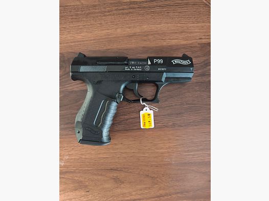 New blank-firing pistol Walther P99 ( PTB 762)