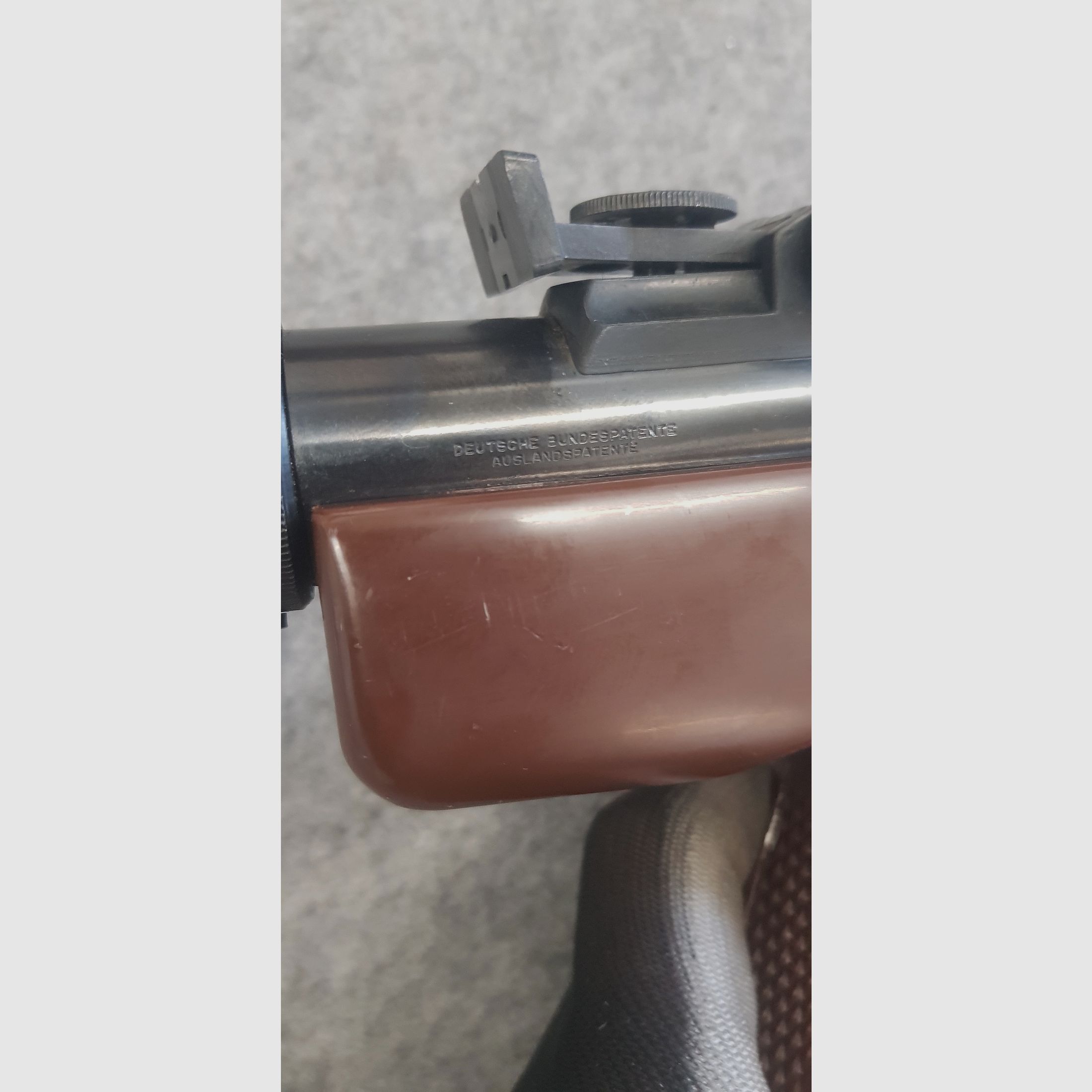 Für Sammler neuwertige  Diana Luftpistole Modell 6 von 1972 Pistole Cal. 4,5mm Diabolo Knicker