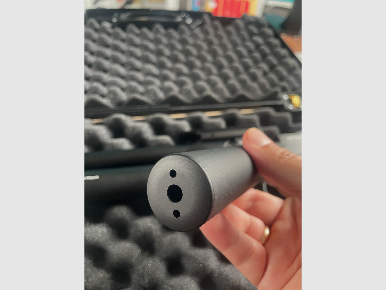 AirMaxx PP750 5,5 mm con silenciador, diabolo, cargadores y maletín