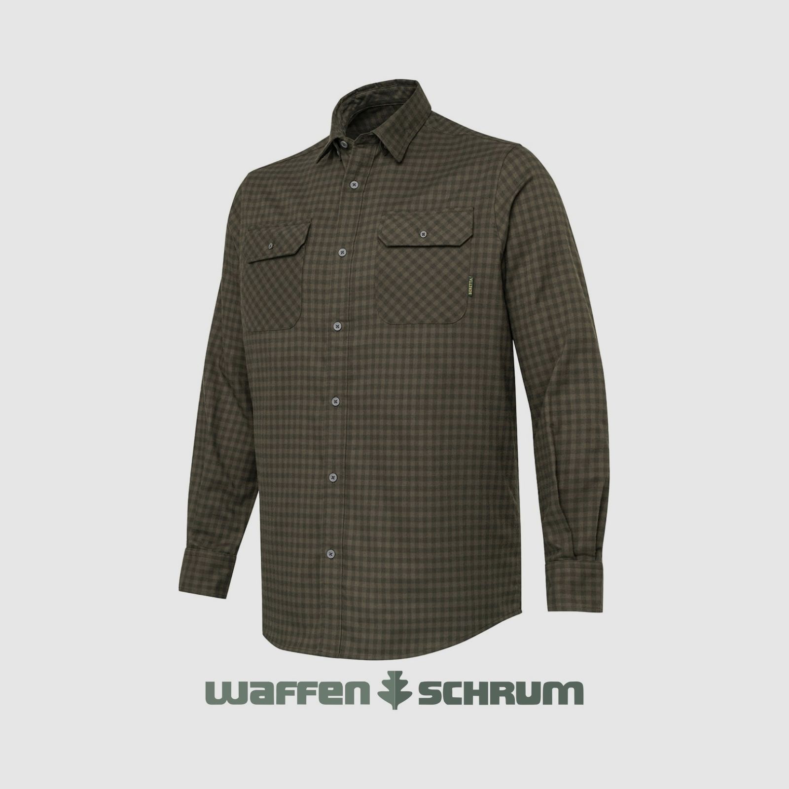 Beretta Overhemd Cadet Flanel Groen & Bruin Ruit