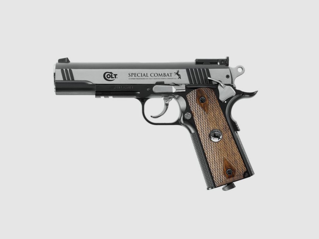Colt CO2 Pistole Spezial Combat Classic Kal.4,5mm 3,5 Joule 20 Schuss, Bild 2 von 10