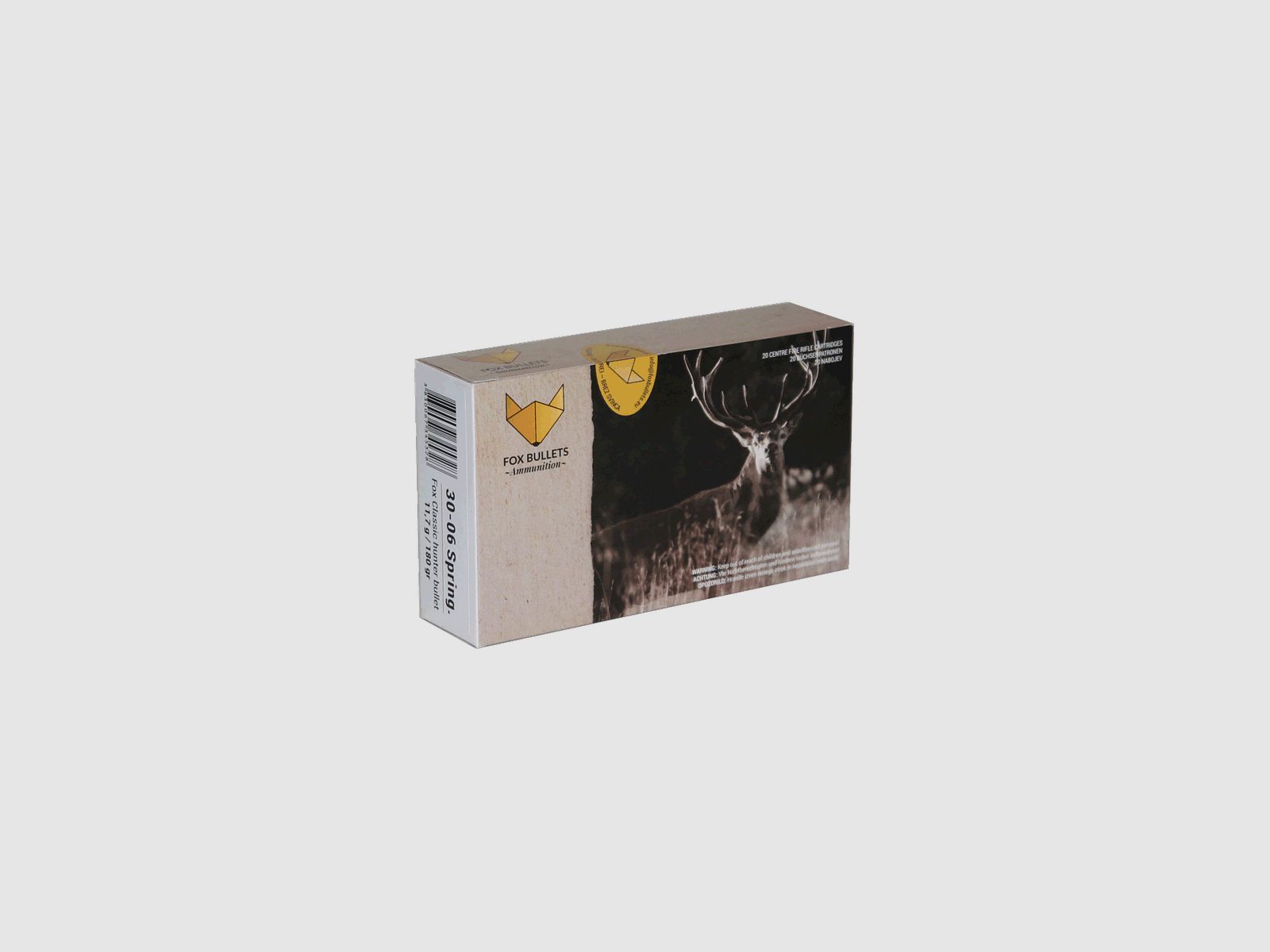 Fox Munition Kal. 30-06 Springfield 180gr 20Stk, Bild 1 von 7