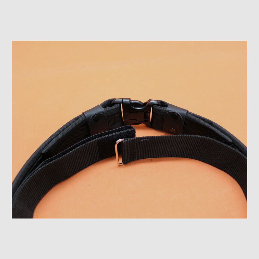 Höppner & Schumann/H&S H&S/ Höppner&Schumann Ausrüstungskoppel 40mm schwarz mit Innen- und Außenkoppel Größe S