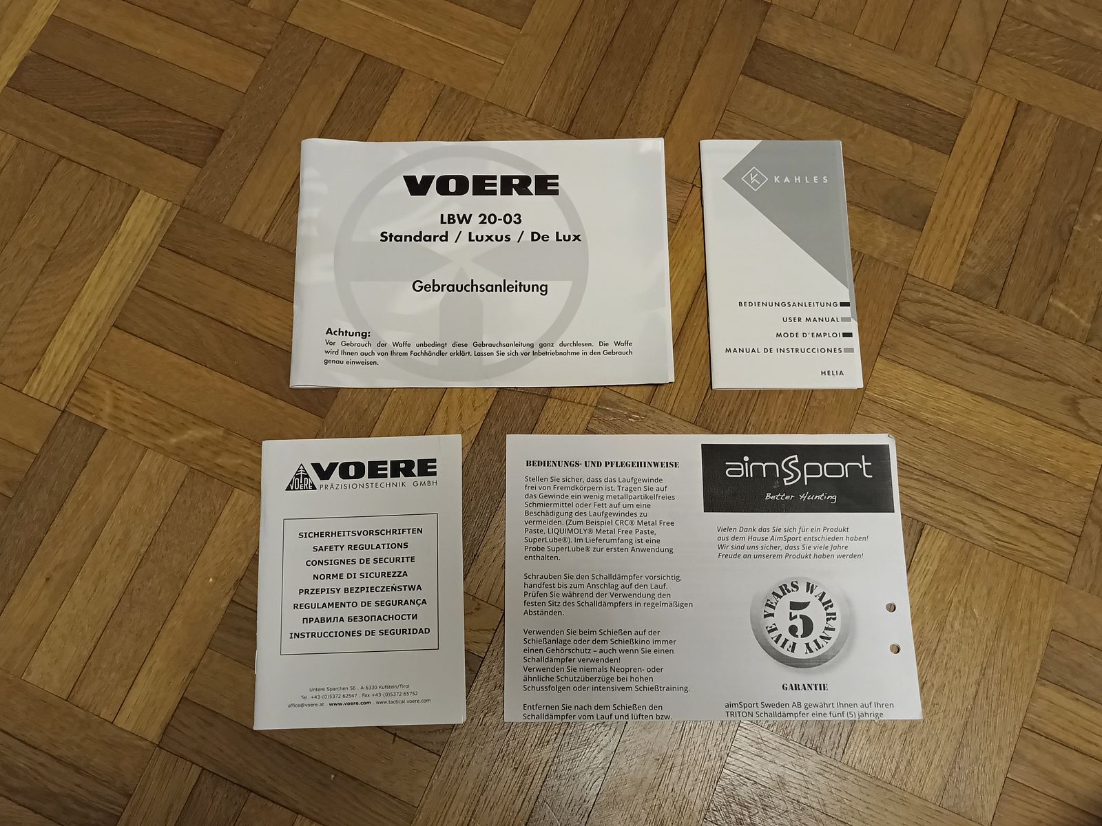 Voere LBW Model 20-03 incl. Handspanner Compleetpakket