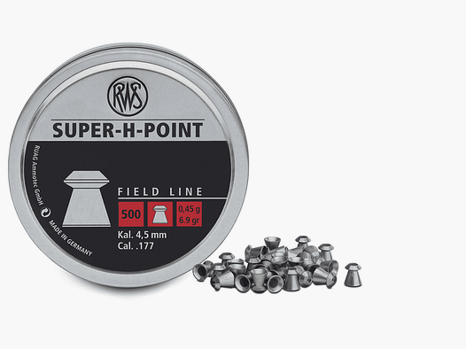 RWS S-H-POINT Diabolo 4,5 mm 0,45 g 500 unidades