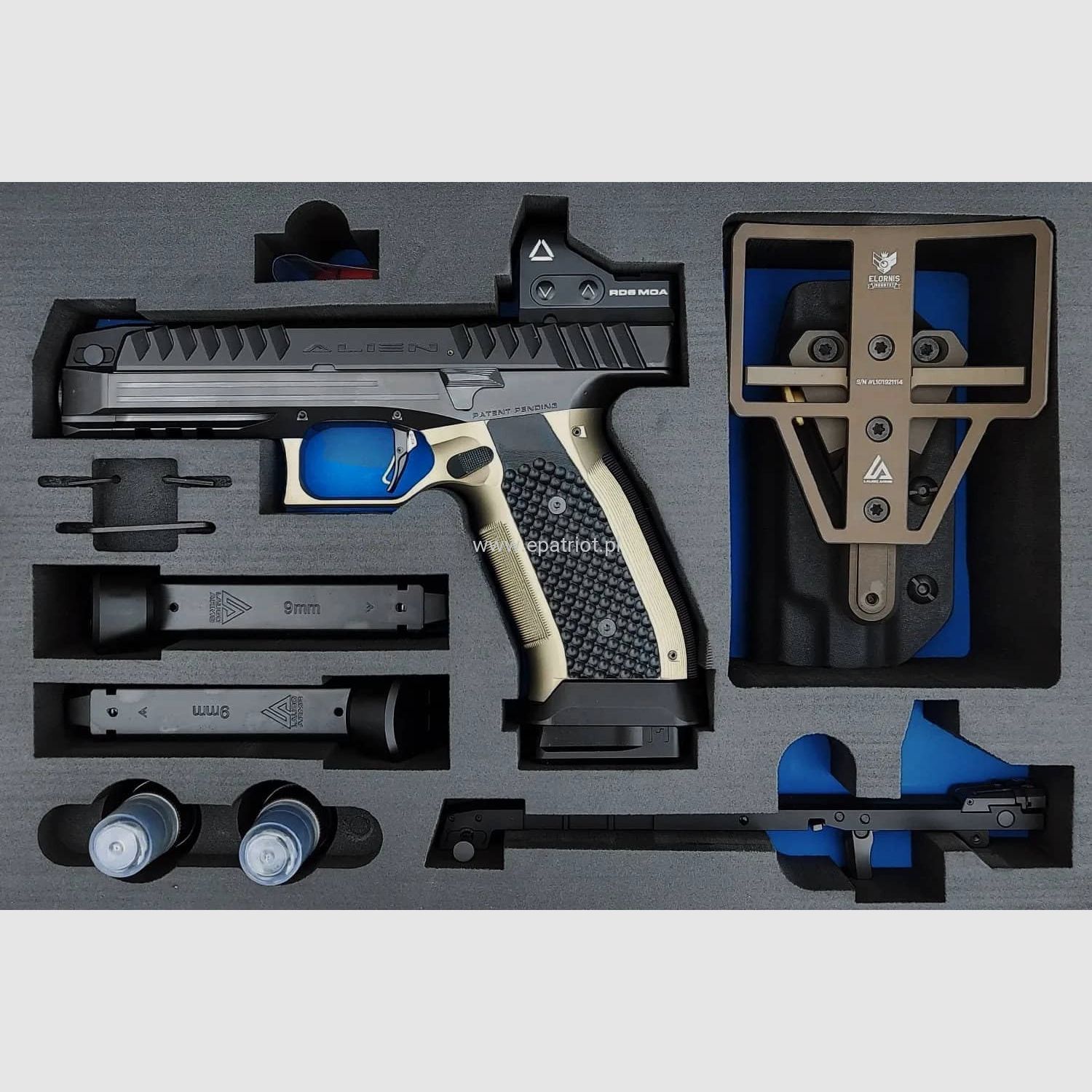 Pistolet Laugo Arms ALIEN Full Kit Limitowany ROSE GOLD kal. 9x19mm
