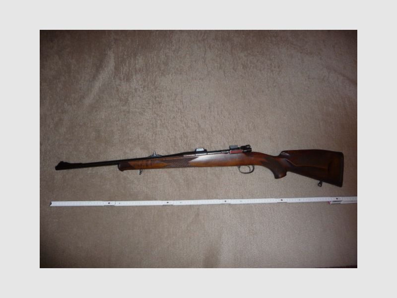 System Mauser 98er Kurz-Repetierer: Kal. 6,5x55, Lauflänge ca. 52cm Semi Weight, EAW Schwenkmontage, Rückstecher
