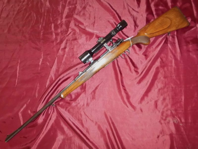 sehr selten 98er Jagdgewehr FN Herstal Zivilmauser ohne Daumenloch 8x57is mit Hensoldt 6x