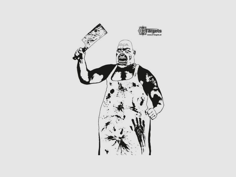 X-Targets – Zombie Butcher Zielscheibe