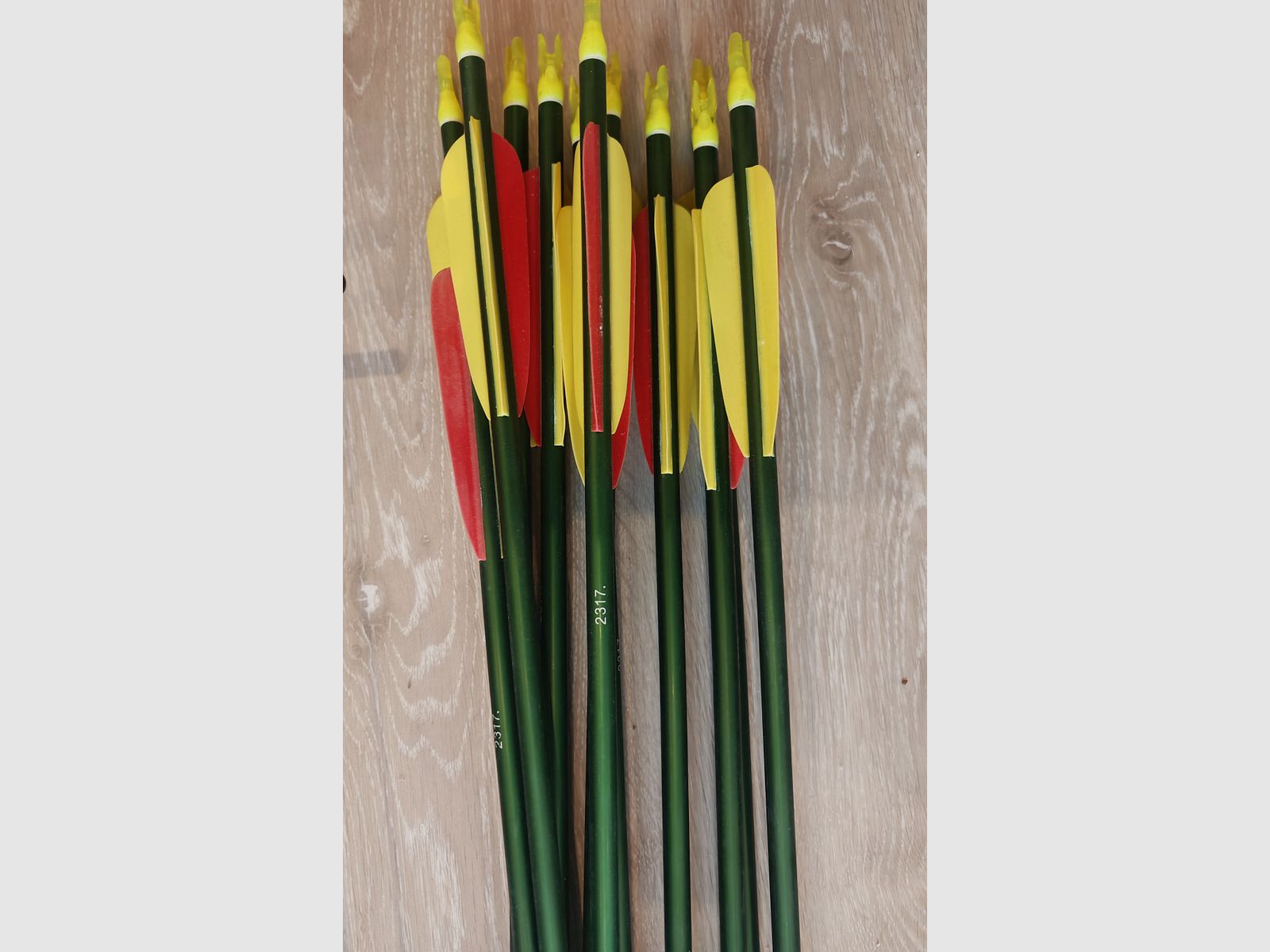 Arc à poulies, 11 flèches, longueur de tirage 28