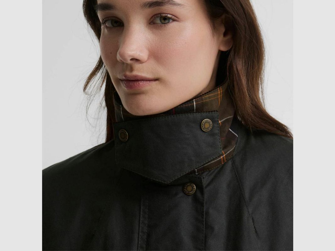 Barbour D-Jacket Border Modern Wax, image 10 of 16