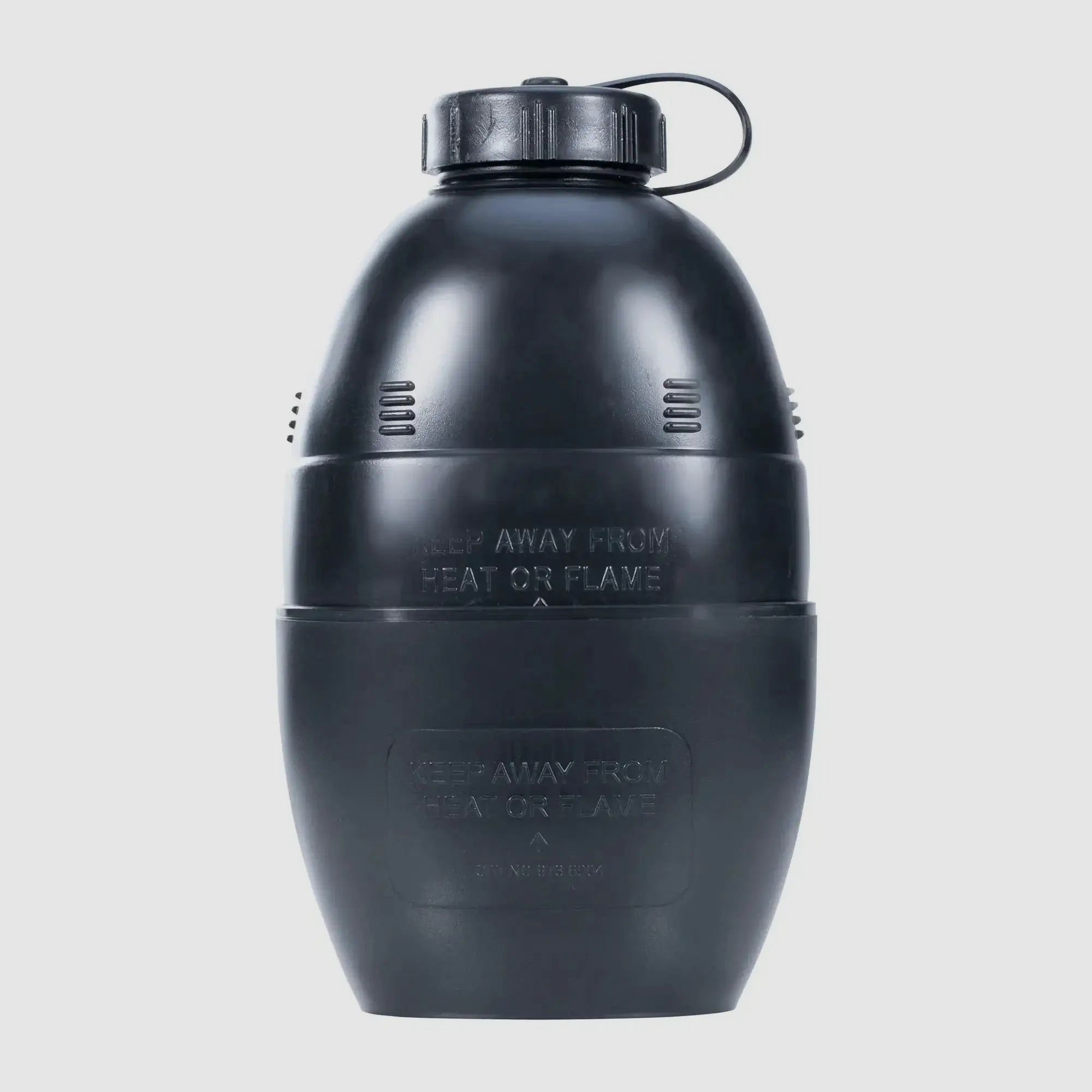 BCB Wasserflasche mit Becher schwarz