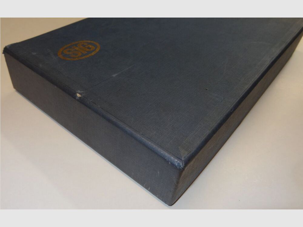 orginal SIG P220 Blau Etui/Verpackung/Schachtel/Box/Karton