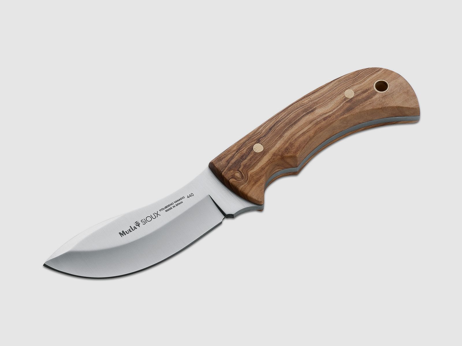 MUELA SIOUX Skinner Jagdmesser Olivenholz