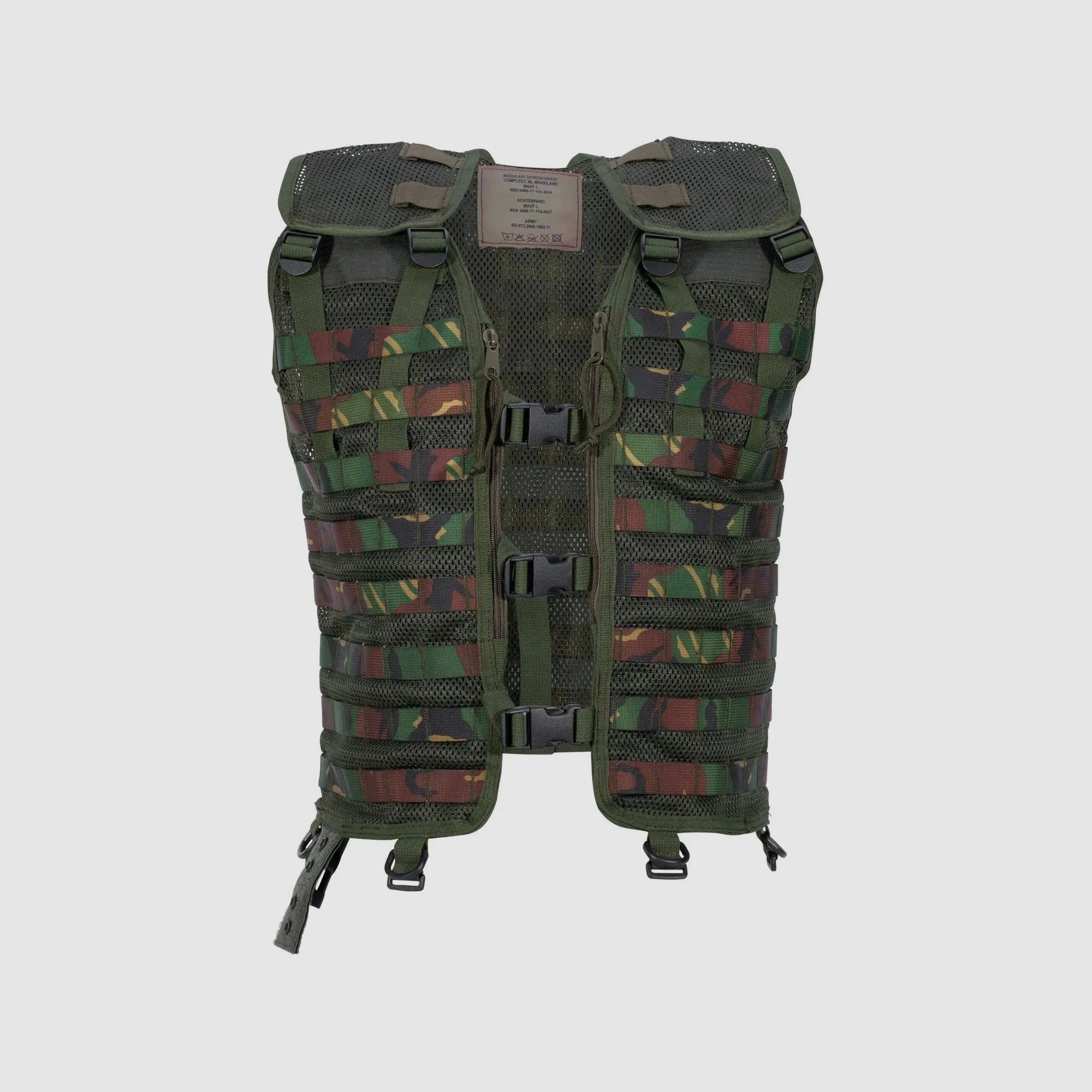 Holländische Armee Holländische Gefechtsweste Modular NL tarn neuwertig