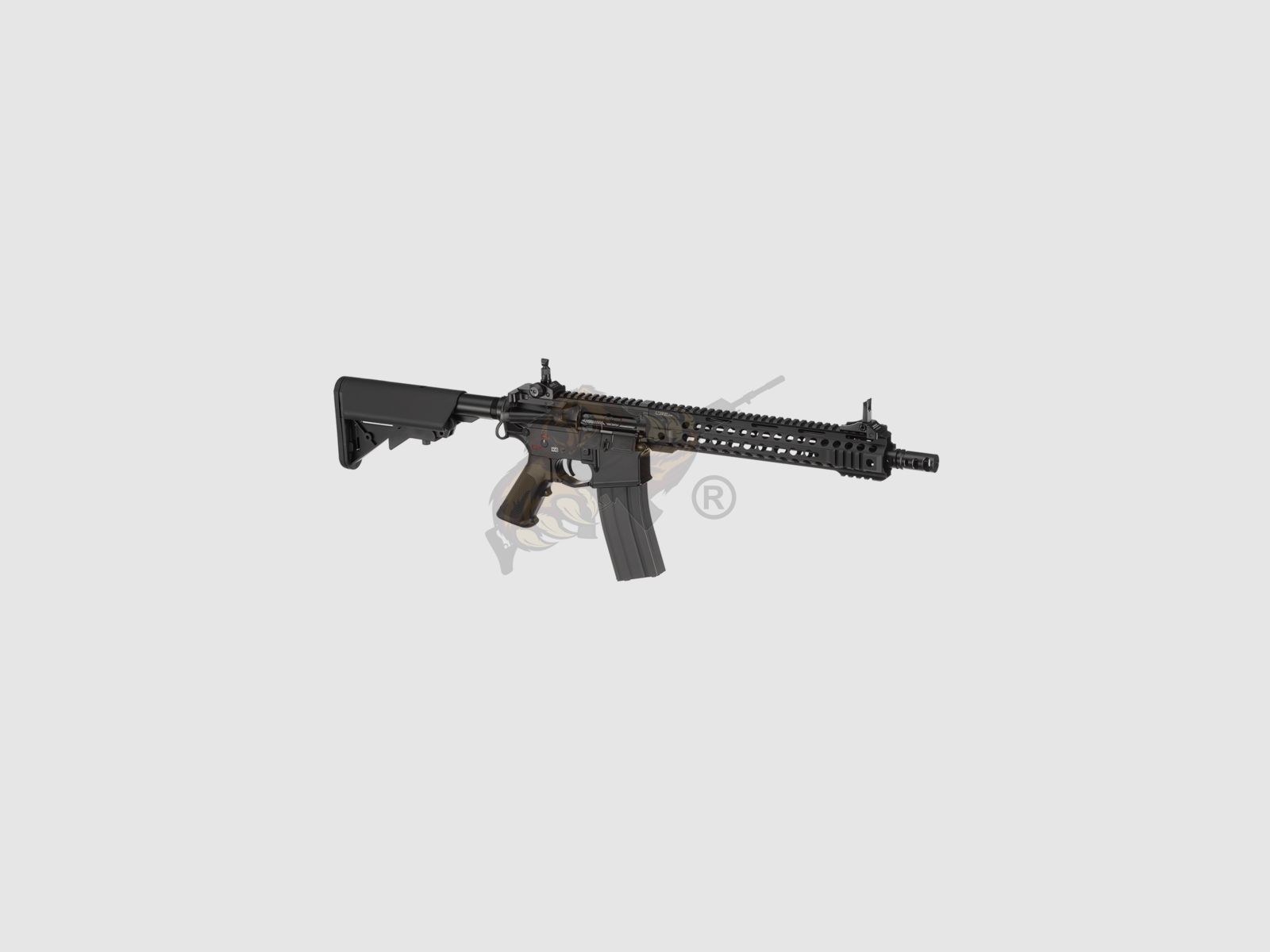 G&G GC16 MPW 12" z ETU w czarnym Airsoft S-AEG wolny od 18