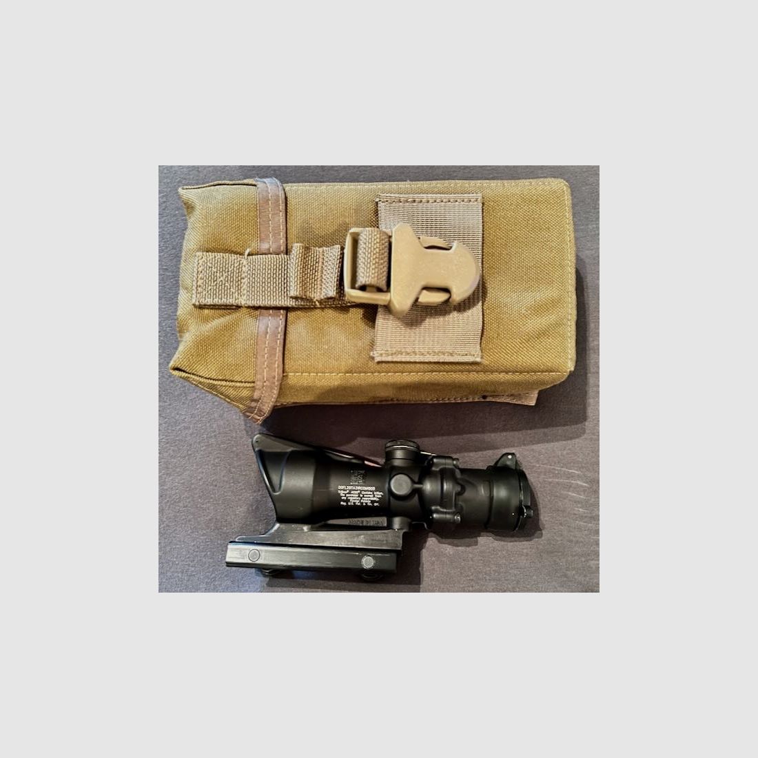 Trijicon ACOG 4x32; DAS Original; Rarität!  US Marine Corps, Socom; Aus Nachlass unbenutzt abzugeben. (Kein Elcan, Leupold,Aimpoint,Eotech;) 