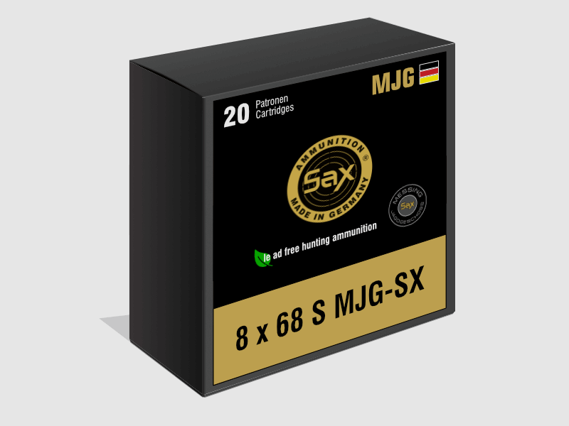 SAX 8x68S MJG-SX 126gr 20 Schuss