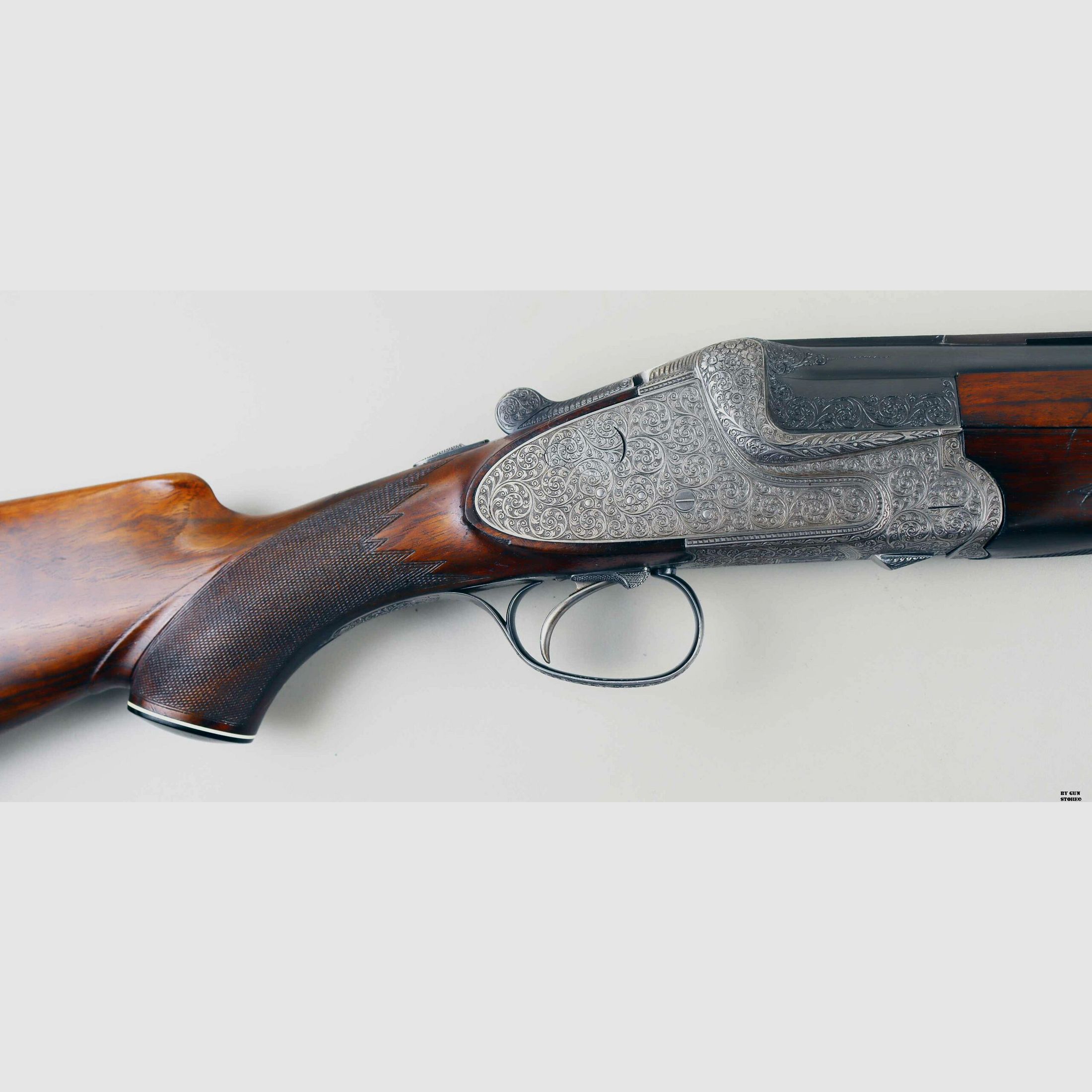 Bockdoppelflinte Merkel mod. 303E Luxus Side Lock Kal. 12 Matr. 62793, Bild 14 von 30