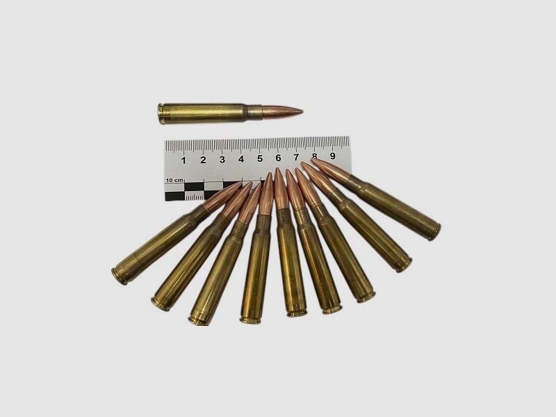 10-piece set 8x57 IS blank cartridges – decommissioning