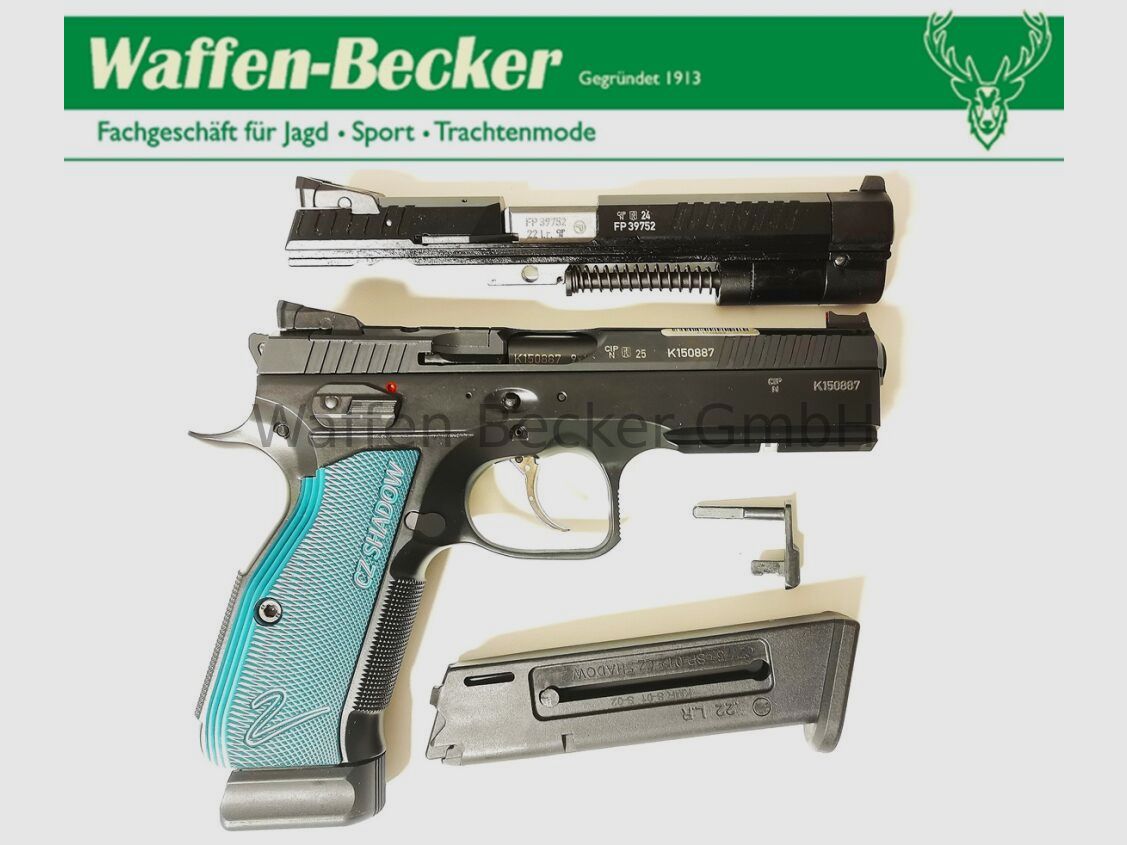 CZ CZ75 SP01 CZ Shadow 2 OR (Optic Ready) Kal. 9mm Luger + Wechselsystem Shadow 2 Kal. .22lr.